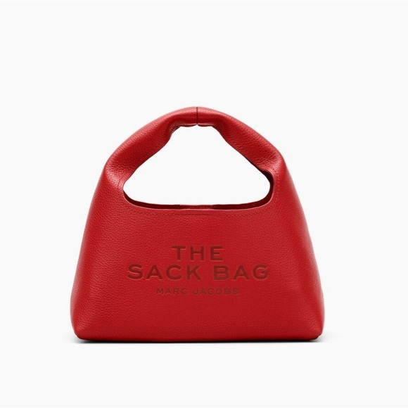 Marc Jacobs The Mini Sack Bag - True Red EUC - Picture 1 of 17